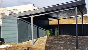 metalinės stoginės